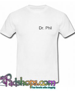 Dr Phil White T shirt SL