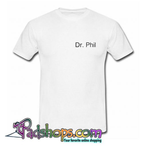 Dr Phil White T shirt SL