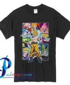 Dragon Ball Z Character Frame Collage T Shirt