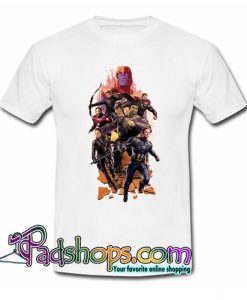 Endgame Thanos and Avengers  T Shirt SL