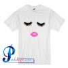 Eyes Mascara & Lipstick T Shirt