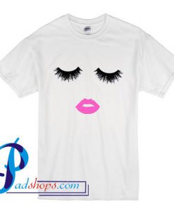 Eyes Mascara & Lipstick T Shirt