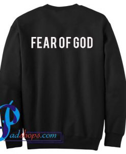 Fear Of God Sweatshirt Back