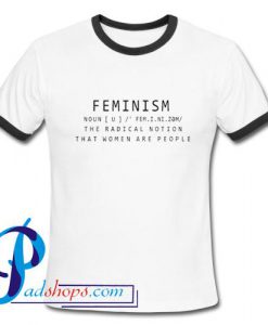 Feminism Definition Ringer Shirt