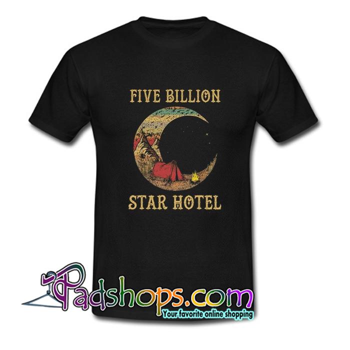 Five Billion Star Hotel Moom Camping Tent Vintage T Shirt SL