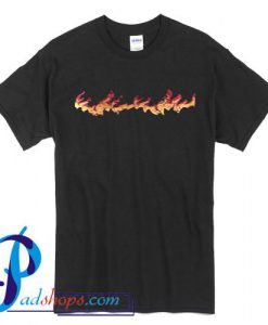 Flame Print T Shirt