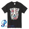 Floral Rib Cage T Shirt