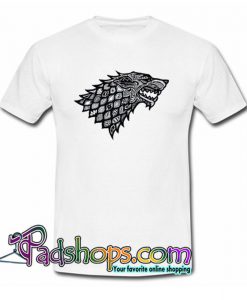 Floral Wolf Game Of Thrones T Shirt SL