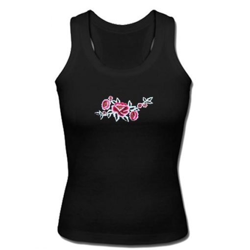 Flower Embroidered Tanktop