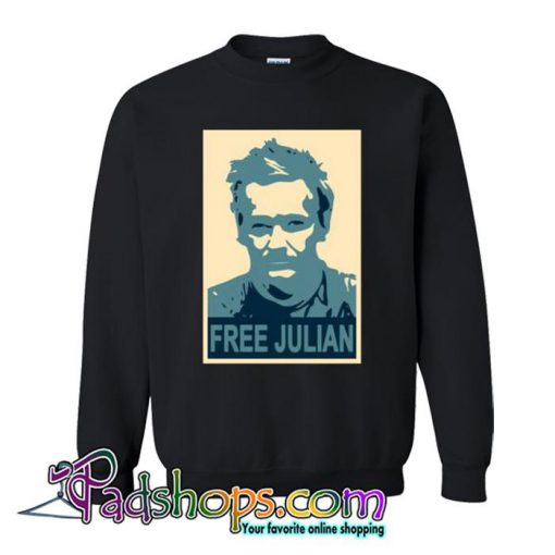 Free Julian Assange Sweatshirt