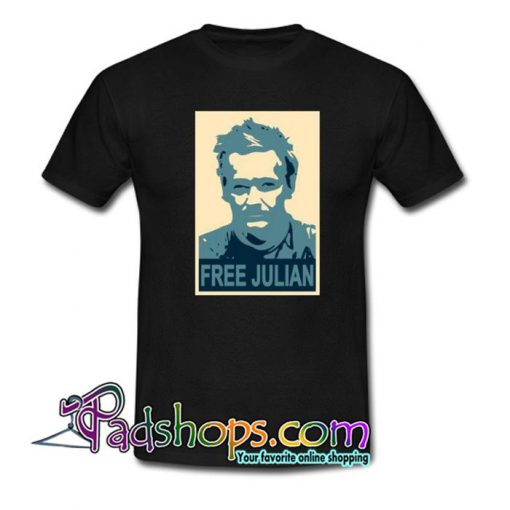 Free Julian Assange T Shirt