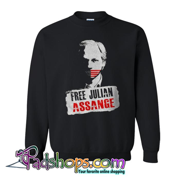 Free Julian Assange Unisex Sweatshirt SL