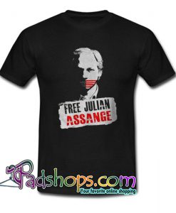 Free Julian Assange Unisex  T Shirt SL