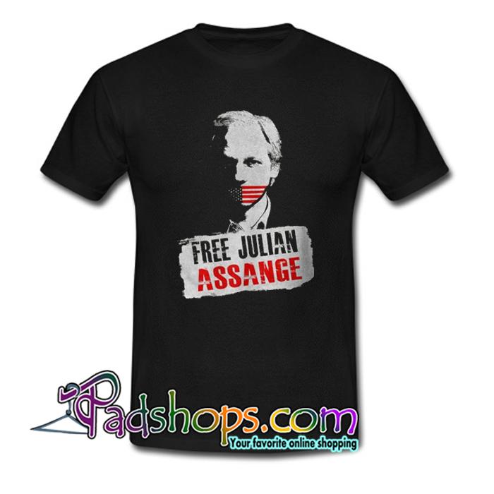 Free Julian Assange Unisex T Shirt SL