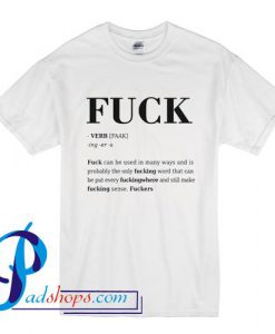 Fuck Definition T Shirt