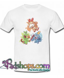 Galar Starters Light Ver T shirt SL