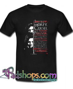 Game Of Thrones Morfy Cersei T Shirt SL