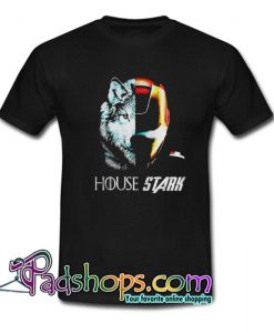 Game Of Thrones Tony Stark Avengers House Stark  T Shirt SL