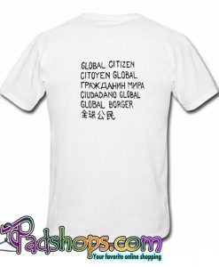 Ganni Global Citizen  T shirt Back SL