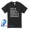 Gein Gacy Bundy Dahmer Ramirez Berkowitz Serial killer T Shirt