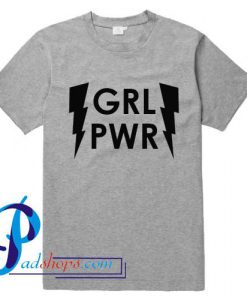 Girl Power Lightning Bolt T Shirt