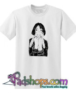 Girl With Cat T Shirt