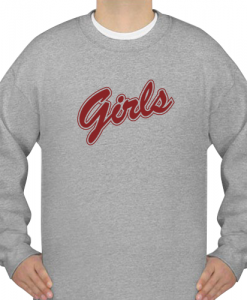 Girls red letters friend tv show Sweatshirt