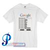 Google Black People are T Shirt