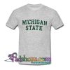 Gray Michigan State T Shirt SL