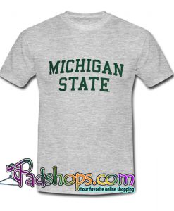 Gray Michigan State T Shirt SL