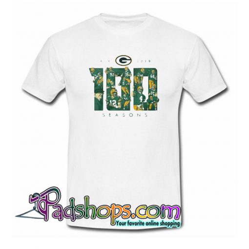 Green Bay Packers 100 seasons 1919 2019 T Shirt SL