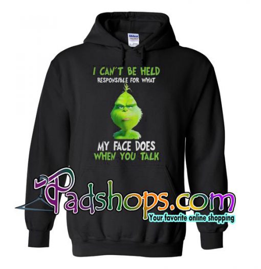 Grinch Christmas Can't Stand When You Talk hoodie