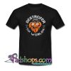 Gritty Destroyer Of Worlds Charcoal  T Shirt SL