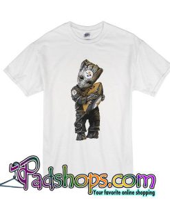 Groot Hug Pittsburgh Steelers T-Shirt