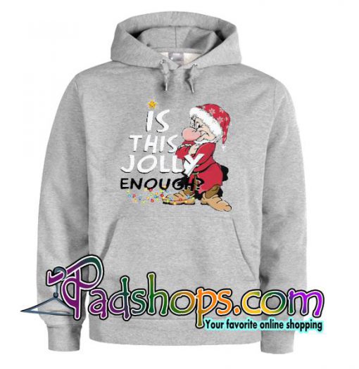 Grumpy Santa is this jolly enough christmas hoodie - PADSHOPS