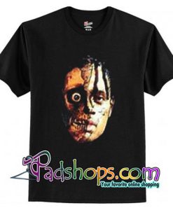 Half skull face T-Shirt unisex adult