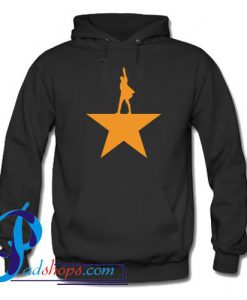 Hamilton Gold Star Logo Broadway Musical Hoodie