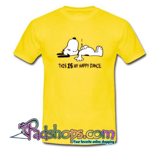 Happy Dance Snoopy T shirt SL