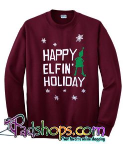 Happy Elfin Holiday sweatshirt