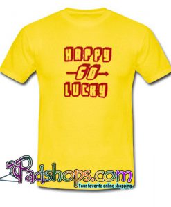 Happy Go Lucky Gold Yellow T Shirt SL