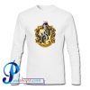 Harry Potter Hufflepuff Crest Long Sleeve T Shirt