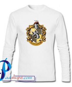 Harry Potter Hufflepuff Crest Long Sleeve T Shirt