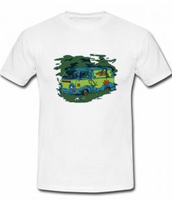 Haunted Old Van Scooby Doo T Shirt (PSM)