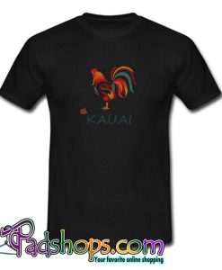 Hawaiian   Kauai Wild Rooster T shirt SL