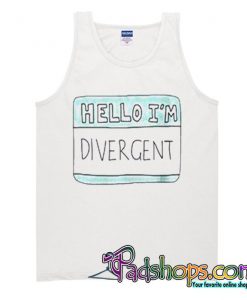 Hello I m Divergent Tank Top SL