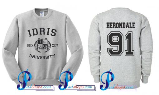 Herondale 91 Idris University Sweatshirt Twoside