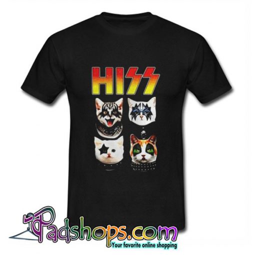 Hiss Kiss Hiss Cat T Shirt (PSM)