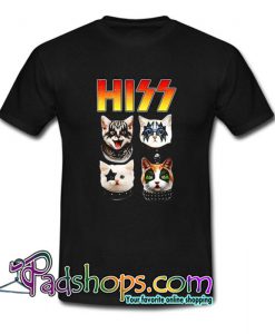 Hiss Kiss Hiss Cat T Shirt SL