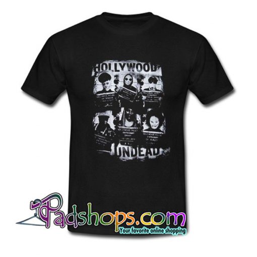 Hollywood Undead Mugshot On Black T Shirt SL