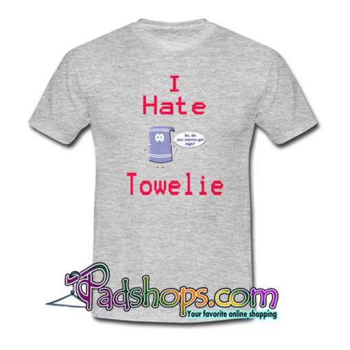 I Hate Towelie Sport Grey T shirt SL